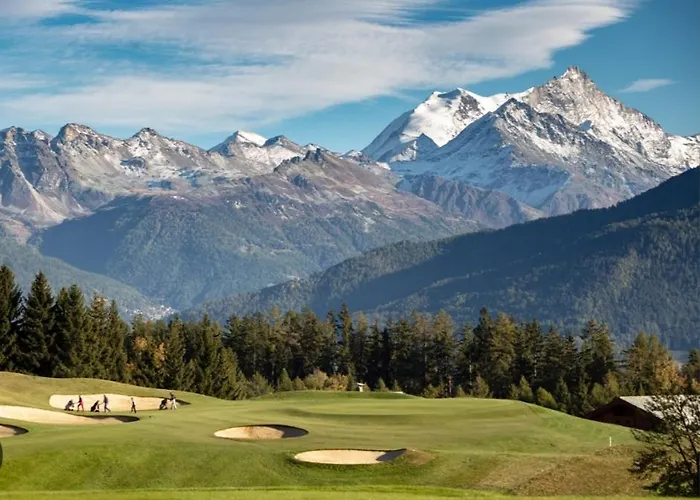 Avec Jardin à * Crans-Montana